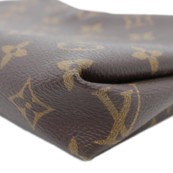 Louis Vuitton  Pallas Monogram Canvas Clutch Crossbody Bag Red - Picture 7 of 12